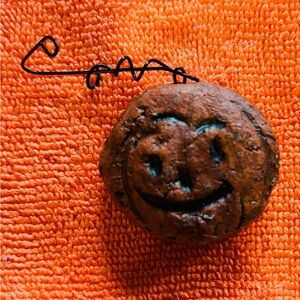 Johanna Parker Primitive by Kathy Pumpkin Halloween Ornament